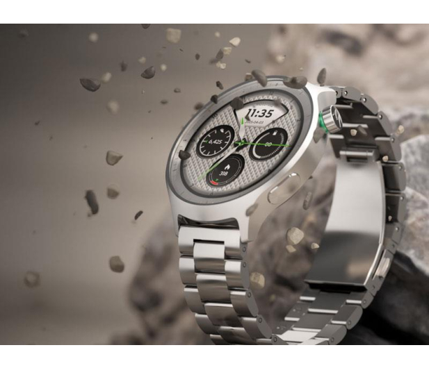 MOTOROLA moto watch Matte Silver + PANTONE Herbal Garden band - 1502988 - zdjęcie 14